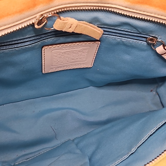 FLASH SALE!!! Authentic Coach 3 piece Watercolor Stripe Vintage Set - Picture 5 of 5